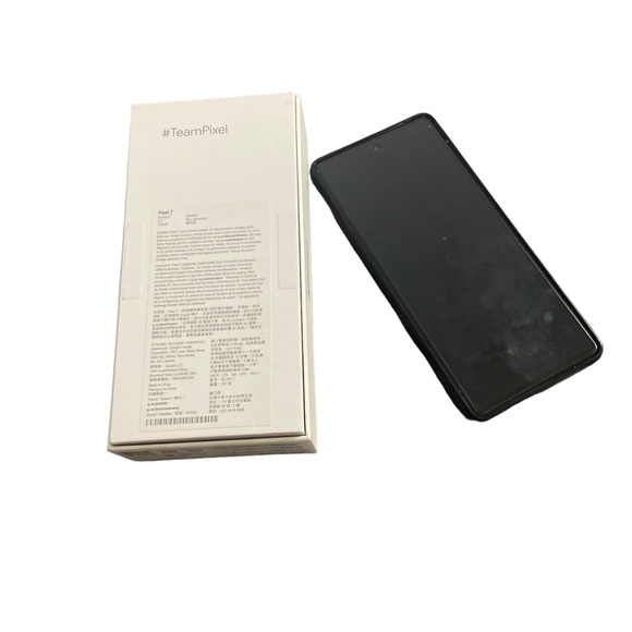 Google Pixel 7 128gb Obsidian Black Complete in Box - Picture 3 of 6